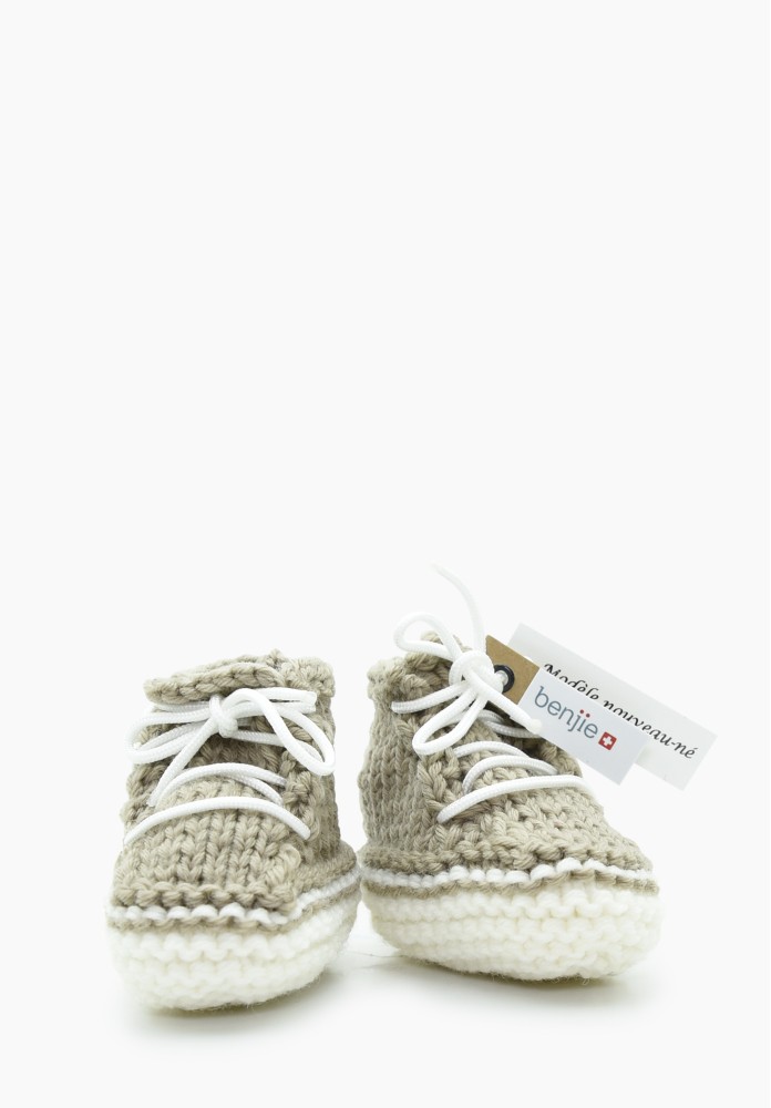 Babyschuhe gehäkelt - Geburtsschuh - Mädchen