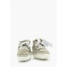 chausson tricot bébé - Chausson de naissance - Fille
