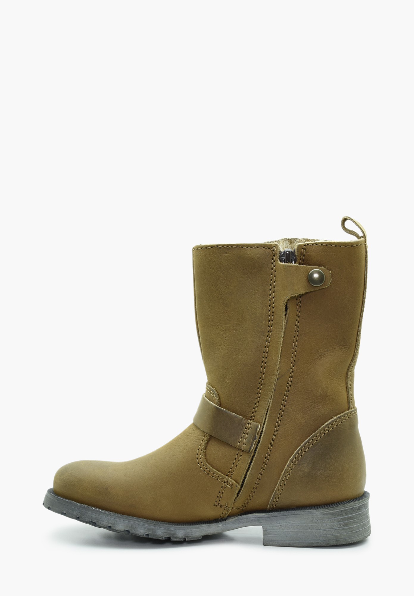 Coole Mädchen-Stiefel Aus Leder - Super Bequem Mit Weicher Sohle! Flache Absätze Für Stylebewusste Teens
