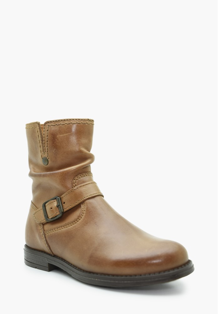 botte cuir fille