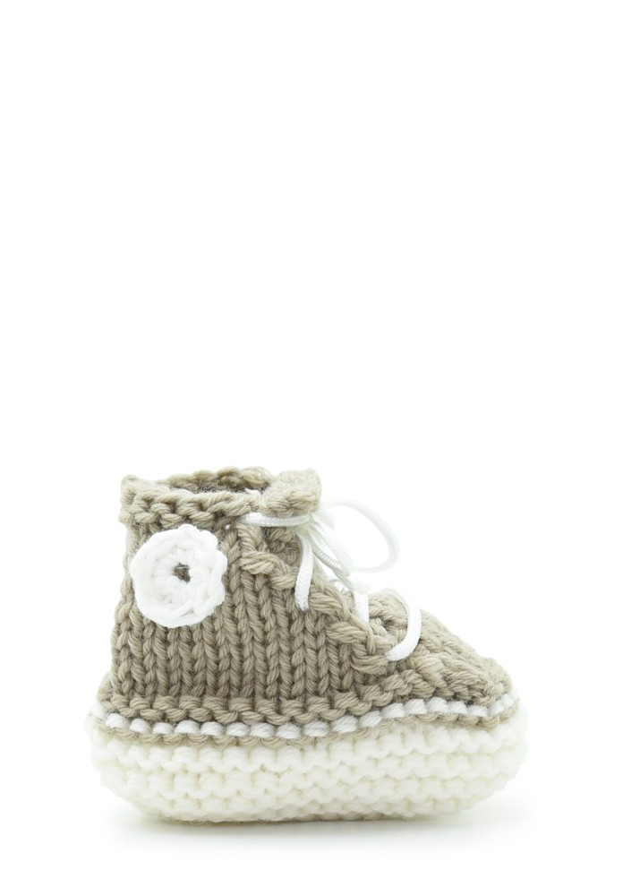 Babyschuhe gehäkelt - Geburtsschuh - Mädchen