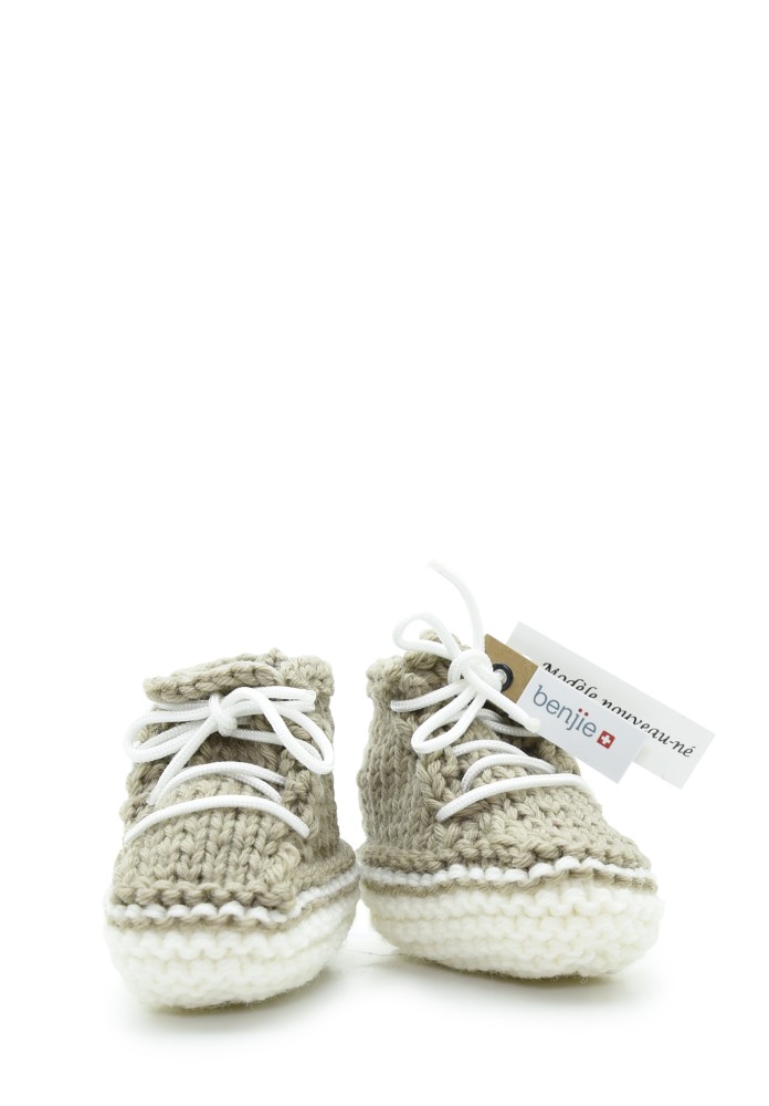 Babyschuhe gehäkelt - Geburtsschuh - Mädchen