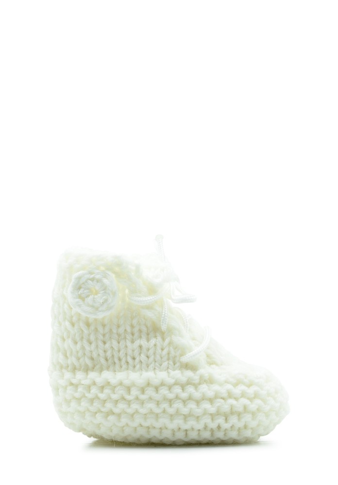 chausson tricot bébé - Chausson de naissance - Garçon et Fille
