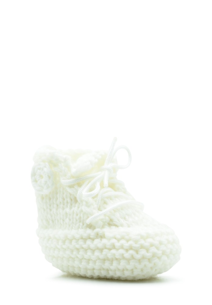 chausson tricot bébé - Chausson de naissance - Garçon et Fille