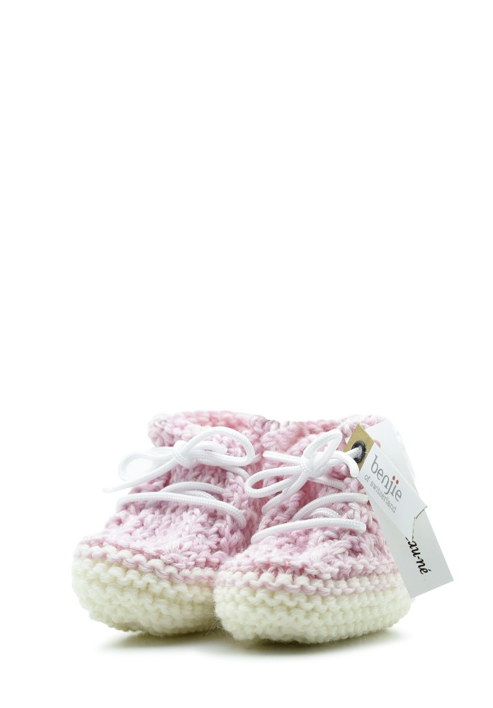 crochet baby shoes - Birth Slippers - Girl
