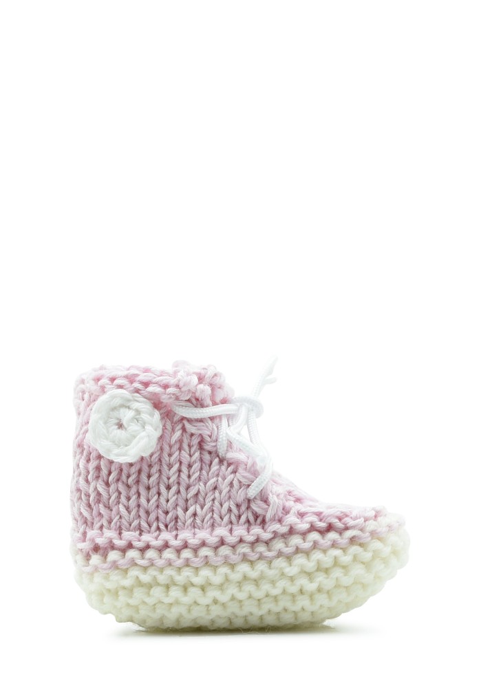 crochet baby shoes - Birth Slippers - Girl
