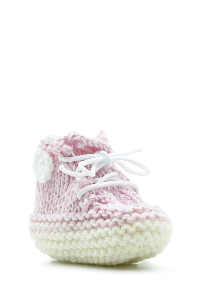 crochet baby shoes - Birth Slippers - Girl