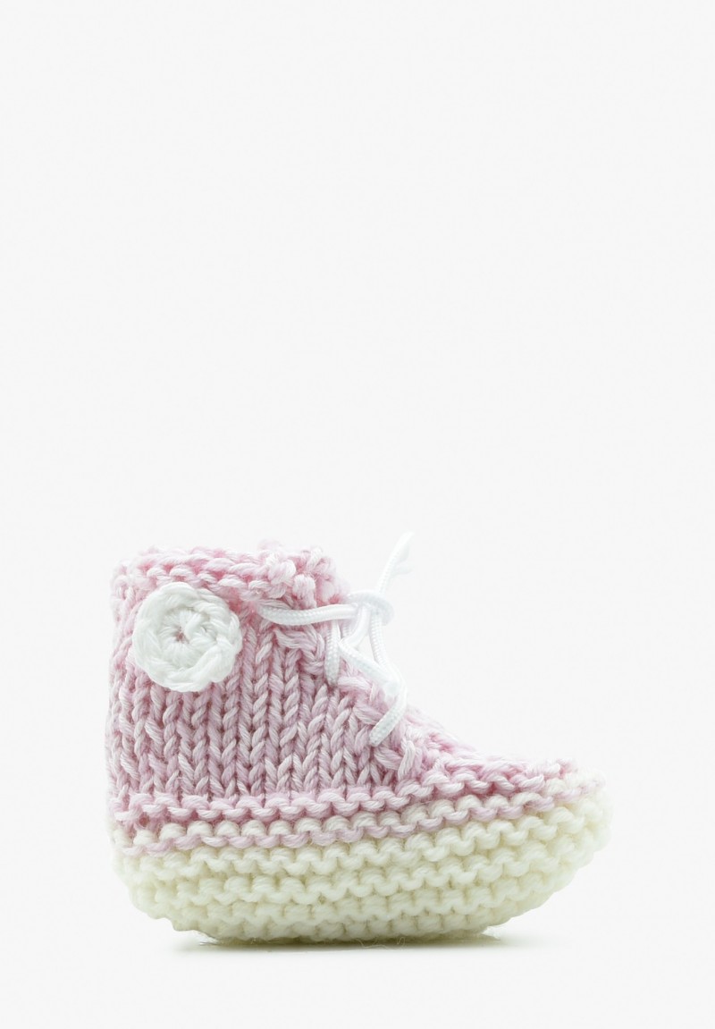 crochet baby shoes - Birth Slippers - Girl