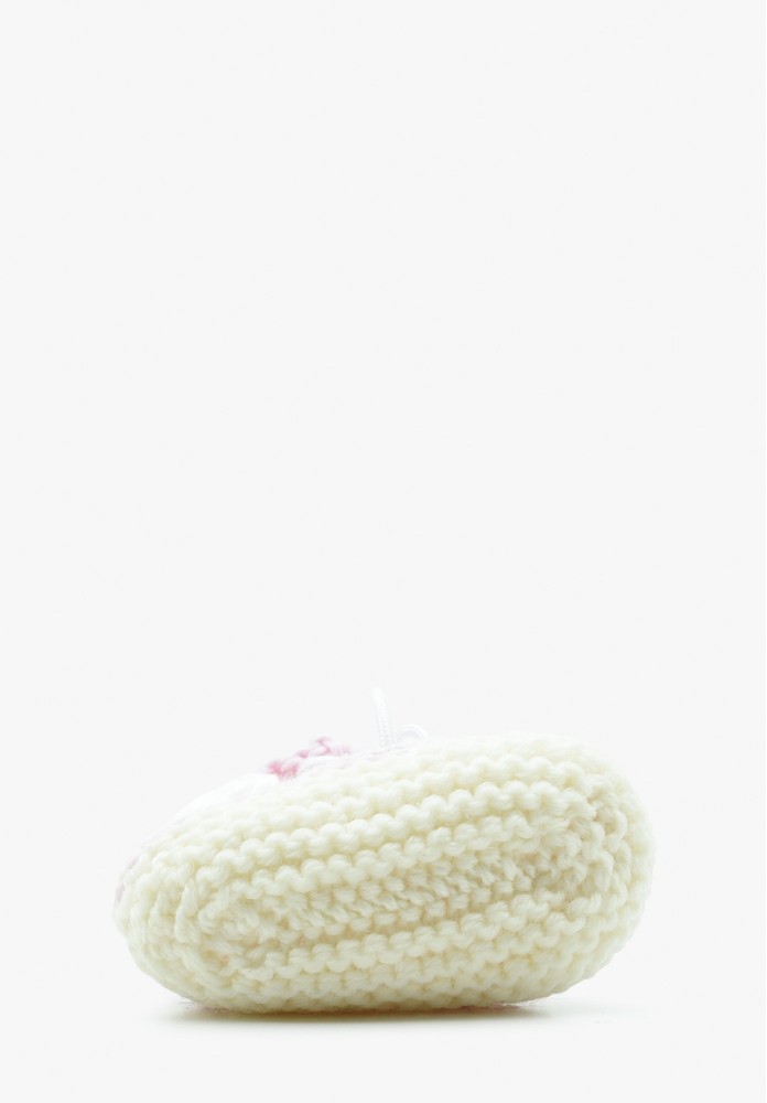 chausson tricot bébé - Chausson de naissance - Fille
