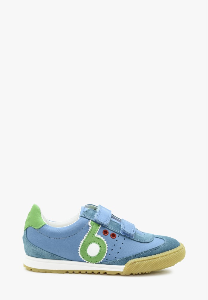 Zurich velcro Blue Green Sneakers Boy Benjie